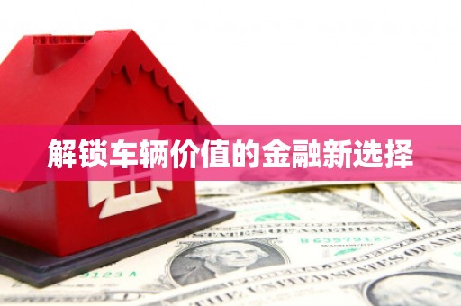 江安解锁车辆价值的金融新选择
