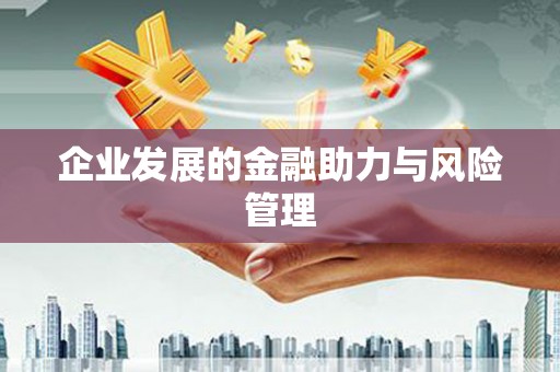 江安企业发展的金融助力与风险管理