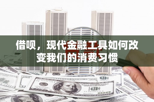 江安借呗，现代金融工具如何改变我们的消费习惯