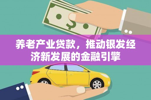 江安养老产业贷款，推动银发经济新发展的金融引擎