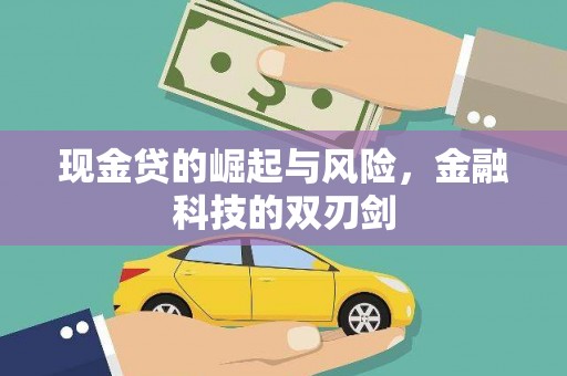 江安现金贷的崛起与风险，金融科技的双刃剑