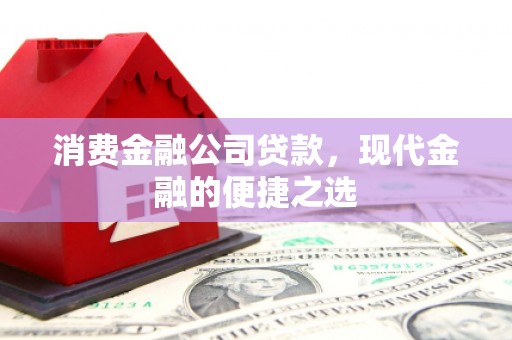 江安消费金融公司贷款，现代金融的便捷之选