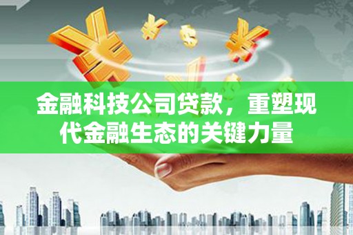 江安金融科技公司贷款，重塑现代金融生态的关键力量
