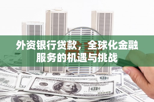 江安外资银行贷款，全球化金融服务的机遇与挑战